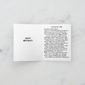 1966生まれ年の誕生日おもしろい事実 カード (内部)