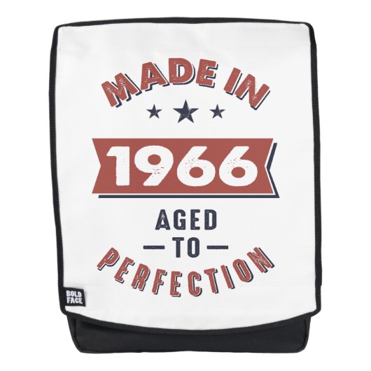 1966生まれ年誕生日 バックパック (正面)