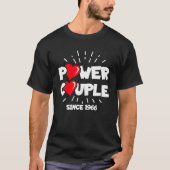 1966結婚した年かわいい結婚記念日 Tシャツ (正面)