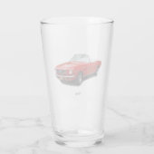 1966赤コンバーチブルガラス タンブラーグラス (裏面)