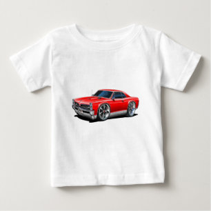1966/67台のGTOの赤車 ベビーTシャツ