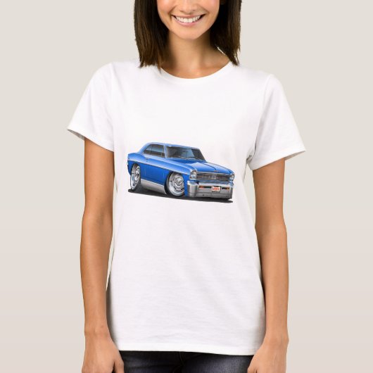 1966-67年の新星の青車 Tシャツ (正面)