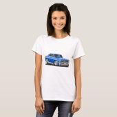 1966-67年の新星の青車 Tシャツ (正面フル)
