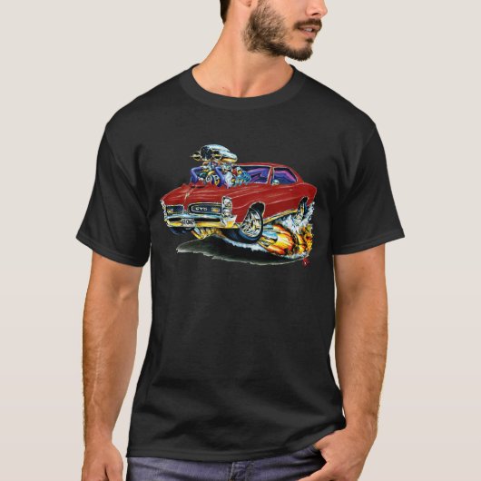 1966-67 GTOのあずき色車 Tシャツ (正面)