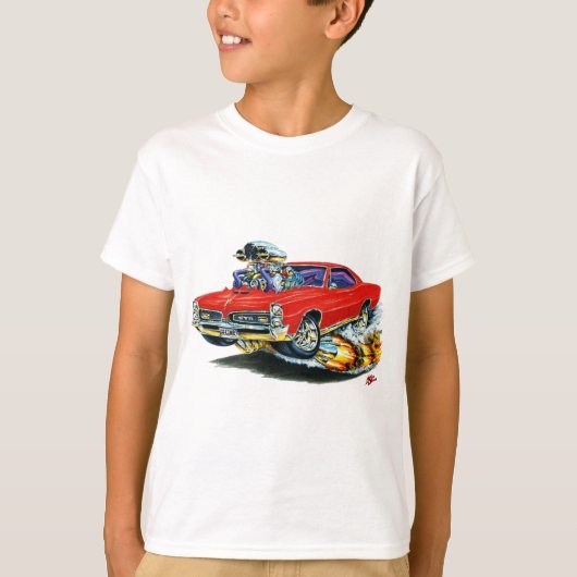 1966-67 GTOの赤車 Tシャツ (正面)