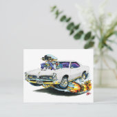 1966-67 GTOホワイトカー ポストカード (スタンド正面)