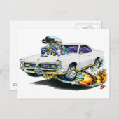 1966-67 GTOホワイトカー ポストカード (正面/裏面)