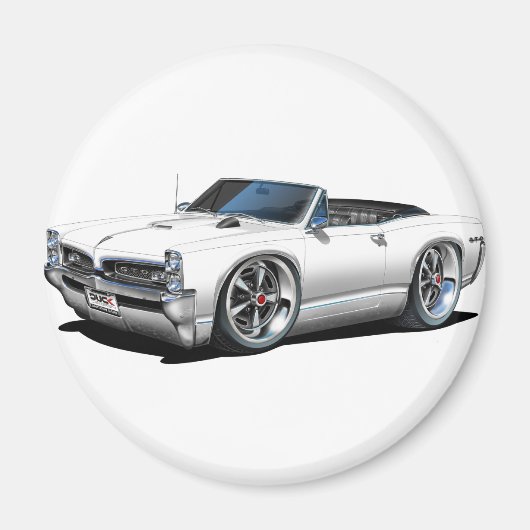1966/67 GTOホワイトコンバーチブル マグネット (正面)