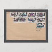 1966 Battle of Hastings First Day Cover | Medieval ポストカード (正面)