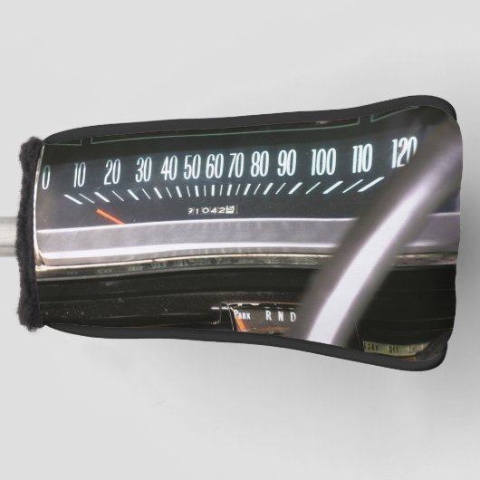1966 Classic Car Dashboard ゴルフヘッドカバー (正面)