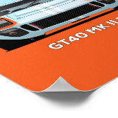 1966 GT40 ポスター (角)