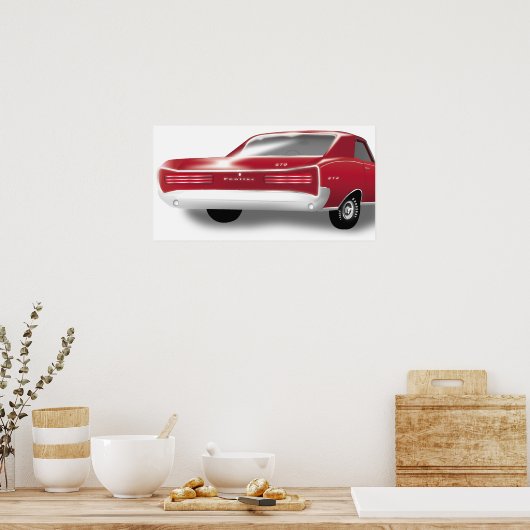 1966 GTOポスター ポスター (キッチン)