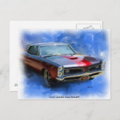 1966 GTO ポストカード (正面/裏面)