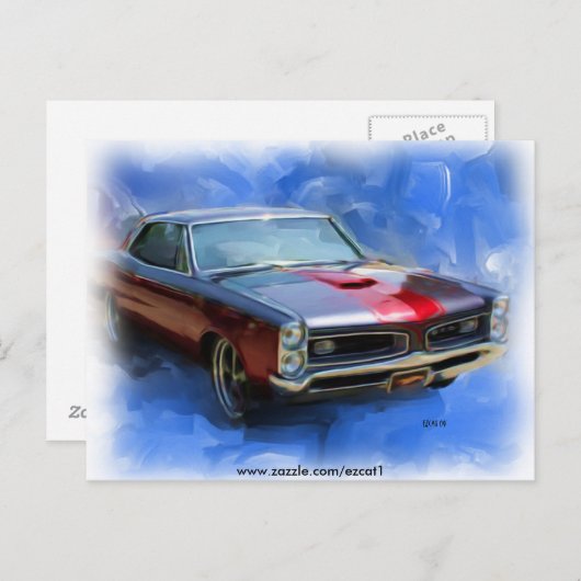 1966 GTO ポストカード (正面/裏面)