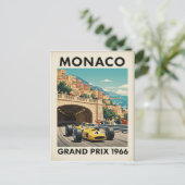 1966 Monaco Grand Prix Vintage ポストカード (スタンド正面)