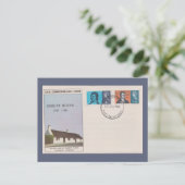 1966 Robert Burns First Day Cover Antique Literary ポストカード (スタンド正面)