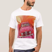1966 SAABの特別なベクトルヴィンテージのTシャツ Tシャツ (正面)