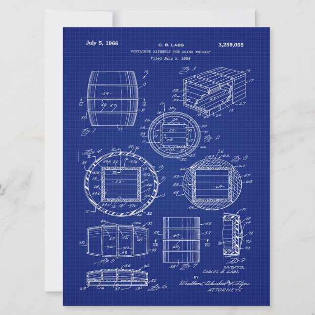 1966 Whiskey Container Art (正面)