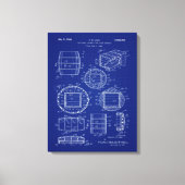 1966 Whiskey Container Art キャンバスプリント (正面)