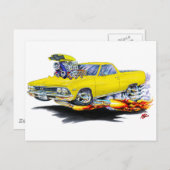 1967エルカミノイエロートラック ポストカード (正面/裏面)