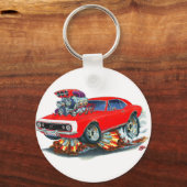 1967カマロSS紅白カー キーホルダー (正面)