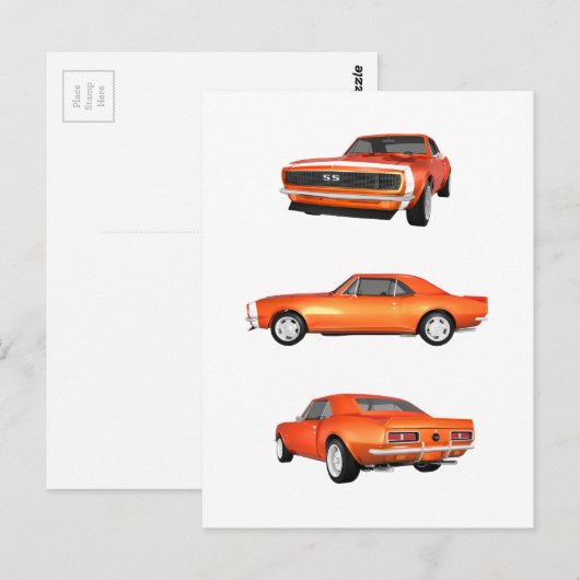 1967カマロSS: ポストカード (正面/裏面)