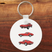 1967コルベットC2 キーホルダー (正面)