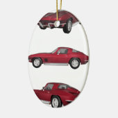 1967コルベットC2: セラミックオーナメント (左)