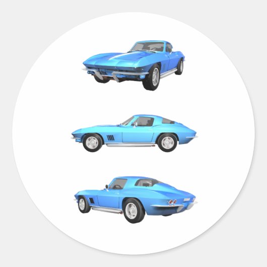 1967コルベットC2: ラウンドシール (正面)