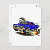 1967シベルダークブルーカー ポストカード (正面/裏面)