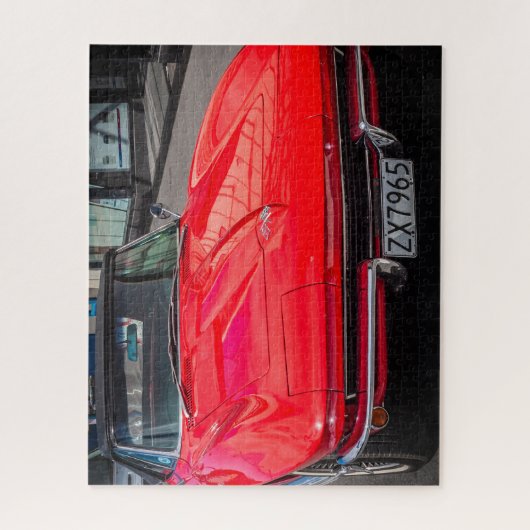 1967シボレーのコルベットの刺し線 ジグソーパズル (縦)