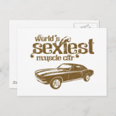 1967シボレーカマロSS 396 ポストカード (正面/裏面)