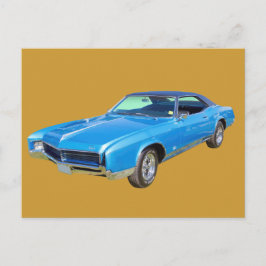 1967ビュイックリビエラのマッスルカー ポストカード