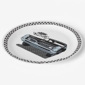 1967ポンティアックGTOブラック ペーパープレート (アングル)