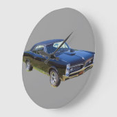 1967ポンティアックGTOマッスルカー ラージ壁時計 (傾斜)