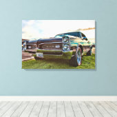 1967ポンティアックGTO キャンバスプリント (インサイチュ (ウッドフロア))