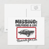 1967ポンティアックGTO ポストカード (正面/裏面)