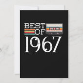 1967ヴィンテージ53誕生日アニバーサリーギフト 招待状 (正面)