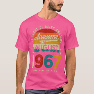 1967威厳がある誕生日55年Vinであ素晴らしる Tシャツ