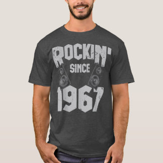 1967年からロックインヴィンテージロックミュージックファン55th Bir Tシャツ
