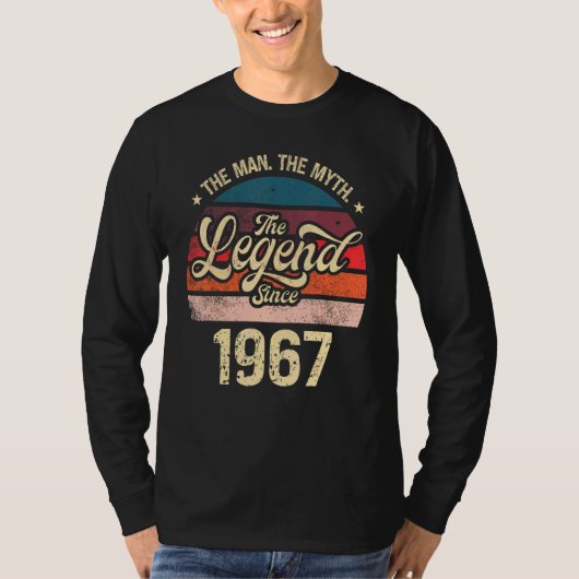 1967年に生まれた伝説の男を修復 Tシャツ (正面)