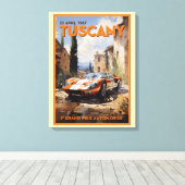 1967年のグランプリカーレース大会のポスター7 キャンバスプリント (インサイチュ (ウッドフロア))