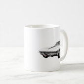 1967年のコルベットのスポーツ・カー: 白い終わり: コーヒーマグカップ (正面右)