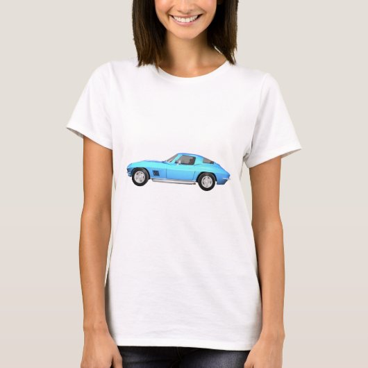 1967年のコルベットのスポーツ・カー: 青い終わり: Tシャツ (正面)