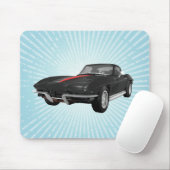 1967年のコルベットのスポーツ・カー: 黒い終わり: マウスパッド (マウス)