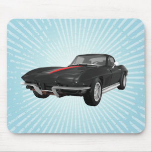 1967年のコルベットのスポーツ・カー: 黒い終わり: マウスパッド