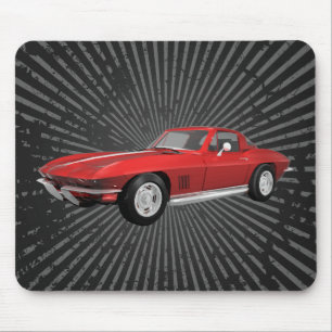 1967年のコルベット: スポーツ・カー: 赤い終わり: マウスパッド