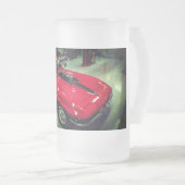 1967年のシボレー・コルベットL88 フロストグラスビールジョッキ (正面右)