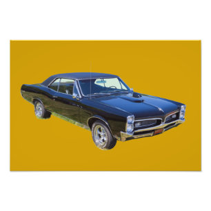 1967年のポンティアクGTO筋肉車 フォトプリント           