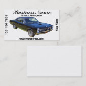 1967年のポンティアクGTO筋肉車 名刺 (正面/裏面)